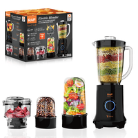 Mixeur Électrique de Table RAF 4 en 1, Blender et Centrifugeuse Haute Vitesse à Faible Bruit et Démarrage Rapide