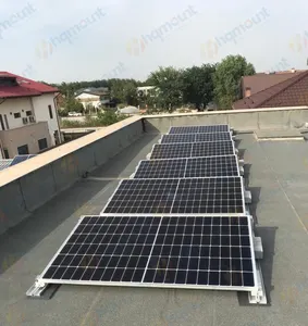 HQ MOUNT Solar Pv Ballast Mounting Solution Flat Roof Installation Solar Concrete Roof Brackets