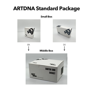 ARTDNA 86 Single Pole PC Blank <strong>Switch</strong> <strong>Light</strong> Socket Panel Ultra-Thin Decorative <strong>Cover</strong> - Product Image 5