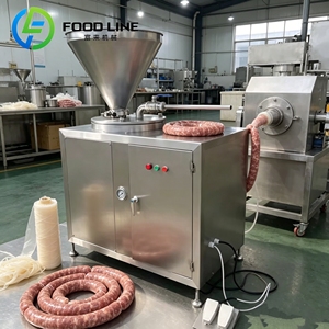 Entonnoirs à saucisses en acier inoxydable, machine automatique à saucisses, machine à faire des saucisses et des hot-dogs - Product Image 5