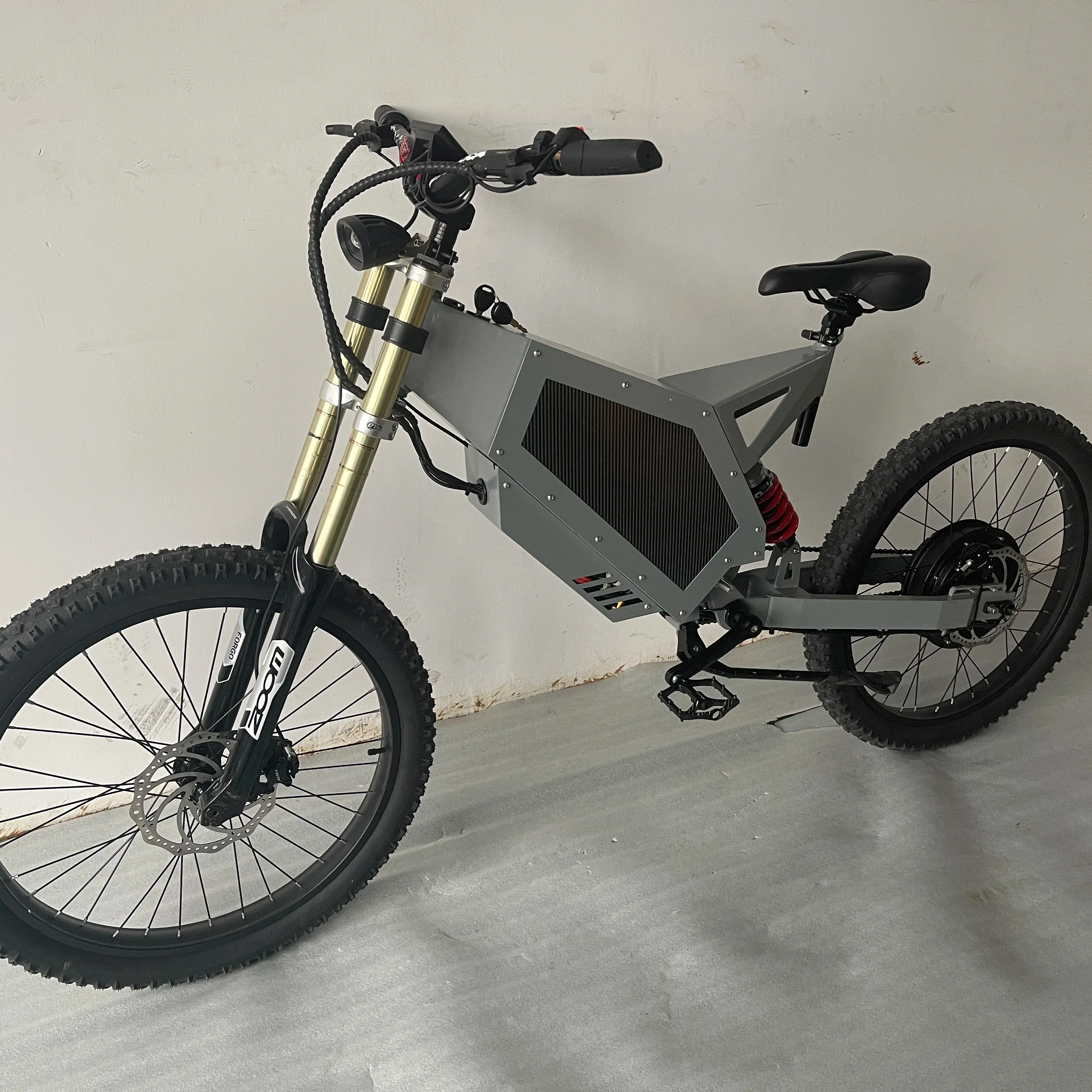 Compact Lichaam Elektrische Fiets Ss60 Volwassen 26*2.8Inch Elektrische Fiets 72V 5000W Elektrische Mountainbike