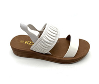 Design classique PVC injection anti-glissant respirant plate-forme semelle plate élégante dames chaussures et sandales été printemps extérieur