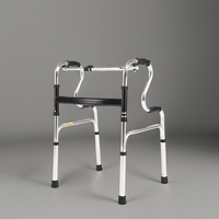 Cadre de marche pliable et léger en aluminium pour personnes âgées Soins de santé à domicile Aide à la marche Béquille de mobilité