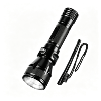Lampe de plongée LED T6 800 lumens, profondeur de plongée 50m, éclairage sous-marin, lampe torche de plongée en alliage d'aluminium pour extérieur, IPX8, lampe torche LED 18650