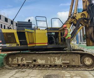 XCM XR280d PERCEUSE ROTATIVE HYDRAULIQUE reconstruite en 2021 Machine à empiler Xr280d Xr200e Xr240e Xr400e Xr360e Perçage rotatif utilisé - Product Image 2