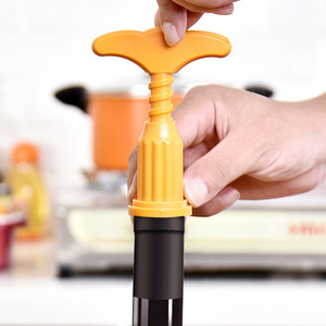 Wine Opener Multi Functional Bottle Opener For Red Wine <b>Beer</b> Household Use Round Shape Mix Material Single Specification - Product Image 1