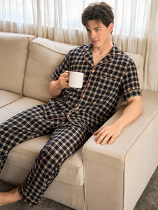 Conjunto de Pijamas Personalizados para Pareja, de Bambú y Viscosa, Suaves, de Manga Corta, Ropa de Dormir Fresca, Modal, Ropa de Casa para Hombre y Mujer - Product Image 5