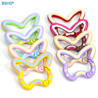 Mousqueton porte-clés motif papillon avec finition couleur bonbon pour bouteilles d'eau, sacs à dos, sacs – Vente en gros fabricant