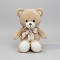 Ours en peluche doux et moelleux, adorable poupée en peluche, idéal pour les enfants, cadeau d'anniversaire ou de fêtes, décoration de la maison, compagnon de sommeil pour bébé
