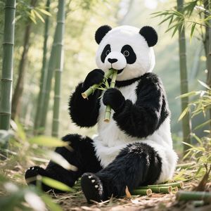 Costume de Mascotte Panda en Peluche, Tailles Personnalisées, Unisexe, Idéal pour Fêtes, Meilleure Vente, Personnage de Dessin Animé, Vente en Gros - Product Image 1
