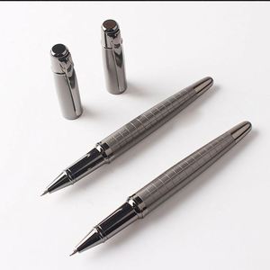 High Quality Twist Metal Roller Ballpoint <b>Pen</b> 1.0mm Black Gel Ink Custom Logo Business Hotel Office Promotional Gift Stationery - Product Image 1
