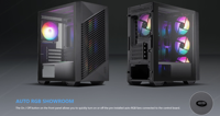 MSI PRO FORGE M050A casing Desktop game Mini-Tower casing Desktop micro-atx/ITX MB mendukung pendingin Radiator 360mm dengan USB 5Gbs