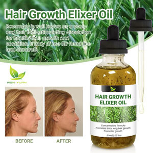 Serum Rambut Herbal perawatan penumbuh ulang Vegan Rosemary Mint minyak esensial pencegah rambut rontok - Product Image 5
