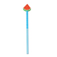 Emballage Individuel Crayon en Bois HB Dessin Animé Mine Noire Gomme Multicolore Papeterie Créative Mignonne pour Maternelle et Primaire