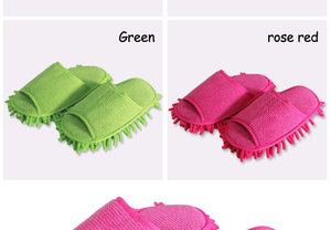 Unisex <strong>Microfiber</strong> for Slippers Open-Toe Home Cleaning <strong>Mop</strong> for Slippers with Non-Slip Design Low Flat for Winter and Spring - Product Image 5