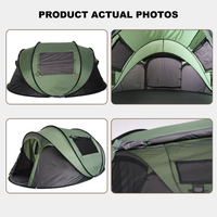 Tente de bivouac individuelle en forme de bateau, imperméable, résistante aux UV, en polyester 190T et Oxford 210D, trois saisons, installation rapide, pliable