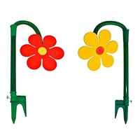 Arroseur de fleurs avec pic en plastique, arroseur de pelouse dansant Daisy, arroseur de jardin, buse de pulvérisation, irrigation de jardin