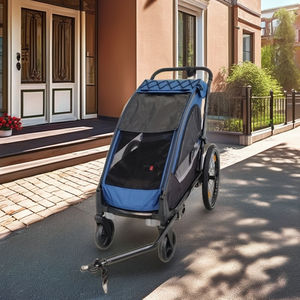 Remorque pour vélo enfant en alliage d'aluminium avec suspension indépendante et capacité de charge de 35 kg pour des aventures actives - Product Image 1