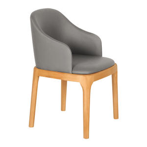 الراقية فندق تجاري الخشب كرسي عتيق مطعم مع النسيج والجلود مقعد الجملة إلى لوس انجليس - Product Image 4