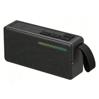 Altavoz Bluetooth TWS Portátil con Batería Extraíble, Altavoz Inalámbrico con Luces de Colores Cambiantes, Subwoofer de Bajos, Artículo de Regalo