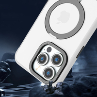 Étui de téléphone KINGSOUL personnalisé de luxe en TPU+PC avec anneau magnétique, attraction magnétique super puissante 2KG, compatible avec la charge sans fil