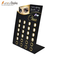 Présentoir de lentilles de contact en acrylique personnalisé en gros Présentoir de comptoir de lentilles de contact cosmétiques en plexiglas au détail
