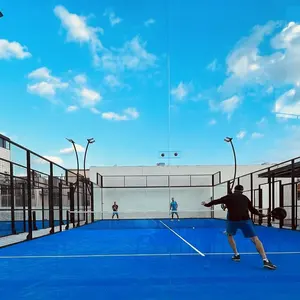 Wanhe Professional Panoramic Paddle Court High Quality Padel Tennis Fields Equipment Manufacturer