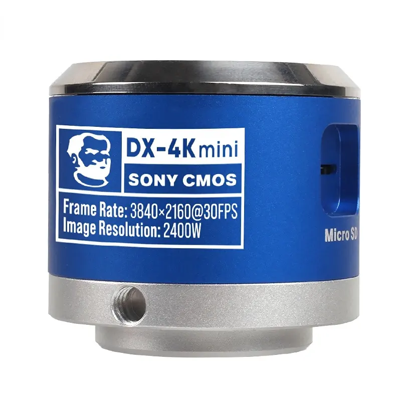 기계 DX-4K 미니 4K 픽셀 산업용 HD 카메라 2400W 해상도 현미경 검사 테스트 유지 보수 비디오 녹화
