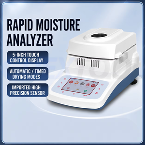 Medidor de Humedad Digital de 50g/110g, Analizador de Humedad por Calentamiento Halógeno, Precisión 0.001-0.005g - Product Image 2