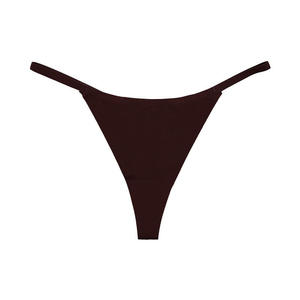 Slip Donna Invisibili a Vita Media in Seta Ghiaccio Senza Cuciture, Elastici, Ecologici, Tinta Unita, per Tutti i Giorni, Effetto Scomparsa, Hot Sale - Product Image 2