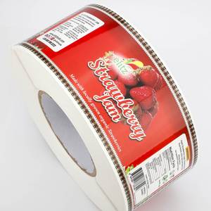 Etiquetas de Embalaje de Alimentos Personalizadas, Ecológicas, Duraderas e Impermeables, Adhesivo de Vinilo Brillante para Frascos de Mermelada, Botellas de Jugo de Frutas, Marca Privada - Product Image 2