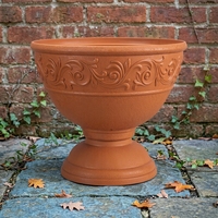 Pots de fleurs en plastique de luxe, style européen et romain, irréguliers, pour jardin, vintage, sur pied, vente en gros