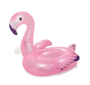 Bestway 41122 1.27m x 1.27m, flotteur de piscine gonflable rose or flamant rose pour enfants