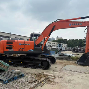 Excavadora Usada HITACHI ZX240 ZX200 de 24 y 20 Toneladas, Excavadora Hidráulica Mediana, Original de Japón, en Buenas Condiciones, Pocas Horas de Uso, Económica - Product Image 1