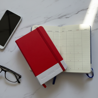 Carnet en cuir de qualité supérieure, personnalisable, vente en gros, petit carnet, acceptation de la personnalisation, 3-5 jours