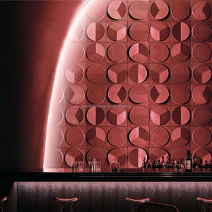 Ladrillo de hormigón UHPC para patio de casa, hotel, revestimiento de paredes interiores y exteriores, diseños 3D Mont Blanc 200*200*38mm impermeable - Product Image 4