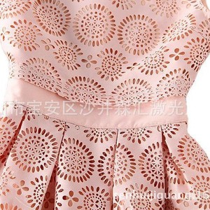 Shenghao Laser Engraved <b>Embroidery</b> <b>Fabric</b> White Non Yellowing Custom Cutting Trimming For Clothing <b>Fabrics</b> - Product Image 4