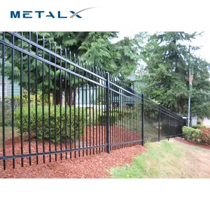 Metalx High Quality Powder Coated Steel Matting Fence Cheap Galvanized Steel Pool Fencing