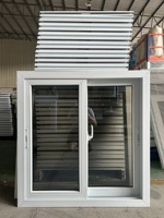 Fenêtre coulissante UPVC résistante aux impacts et au vent, verre thermiquement efficace, sur mesure, vente en gros directe, faible MOQ, pour la saison des ouragans des Bahamas