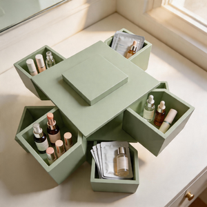 <b>Custom</b> Rotating Household Cosmetic Storage Box for <b>Lipstick</b>, Eyeshadow, Brushes - Product Image 1