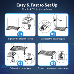 Cámara YIMMET <span class=keywords><strong>en</strong></span> el Panel de Luz, Cámara WiFi Montada <span class=keywords><strong>en</strong></span> <span class=keywords><strong>la</strong></span> Luz, Sin Cables, Ahorro de Espacio, 2K HD, Batería Interna de Doble Potencia, Control por Aplicación - Product Image 5