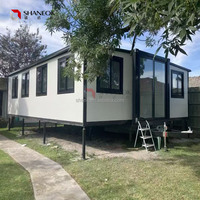 Rumah Kontainer Prefabrikasi Modern yang Dapat Diperluas 20Ft 30Ft 40Ft Rumah Modular Villa Kabin Hunian
