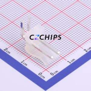 M3961R-02P Wire-to-Board Pin Header Bent Lead Through Hole,P=3.96mm Connector 1x2P 3.96mm Right Angle Insert CH - Product Image 1