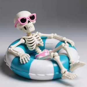 รูปโครงกระดูกว่ายน้ำวงกลมผีฮาโลวีนสำหรับ<span class=keywords><strong>2026</strong></span>รูปปั้นเหมือนจริงเรซิ่นออกแบบได้ตามต้องการผู้ผลิตขายส่ง - Product Image 3