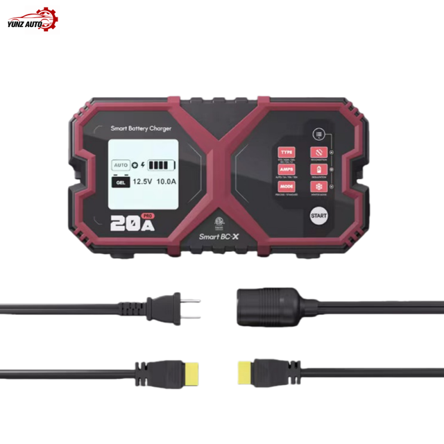 Car Battery Charger 12V 24V Fully Intelligent Pulse Repair Lead Acid Lithium Auto Automatic Smart Battery Charger