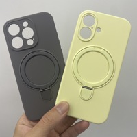 Nouveau produit 2026 : Étui de téléphone avec support magnétique à chargement sans fil pour iPhone 17, 16 Plus, 15 Plus, 14, 13