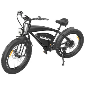 Hidoes B3 bici elettrica 26 pollici grasso pneumatico fuoristrada ciclomotore elettrico bici 48V 1200W 60 KM/H bici elettrica us eu magazzino