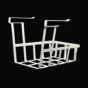 <b>Kitchen</b> storage <b>rack</b>, tiered hanging basket, cabinet/wall hanging, under-cabinet paper towel <b>rack</b> - Product Image 3