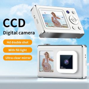 Appareil photo numérique CCD pour enfants, nouveau design, double objectif, écran couleur TFT 2,4'', capture vidéo et photo, double affichage pour étudiants - Product Image 2