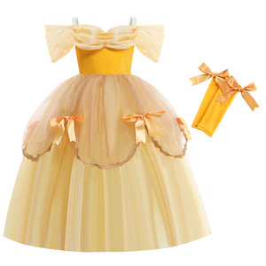 Disfraces de Halloween de HP, disfraz de la Princesa Bella de la Bella y la Bestia para niña - Product Image 4